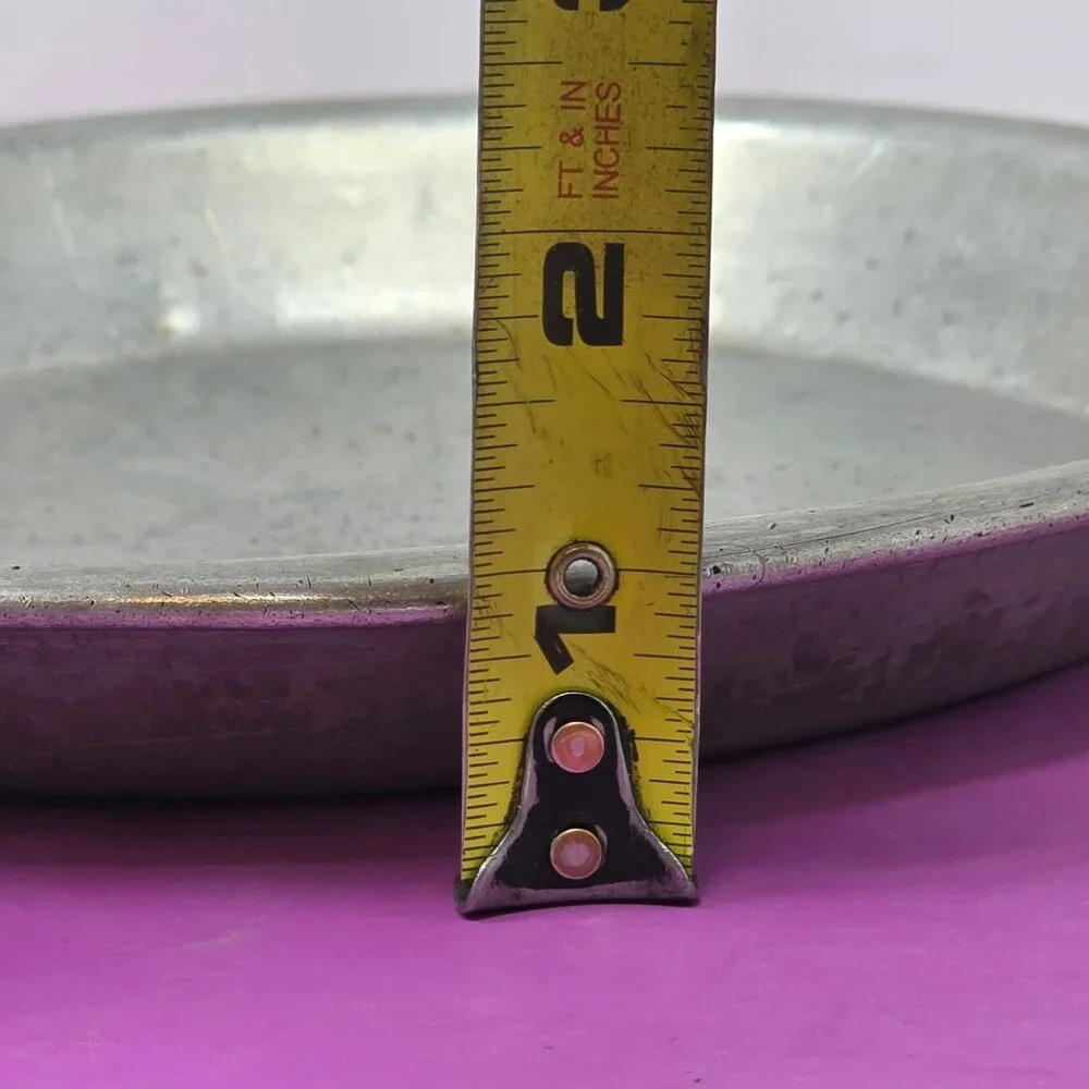 Vintage Wear-Ever Aluminum Pie Tin Fluted Scalloped &‎ Plain Made In USA